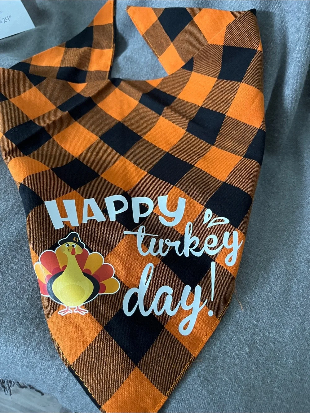 Dog Fall Print Bandana-Set of 2-NIP